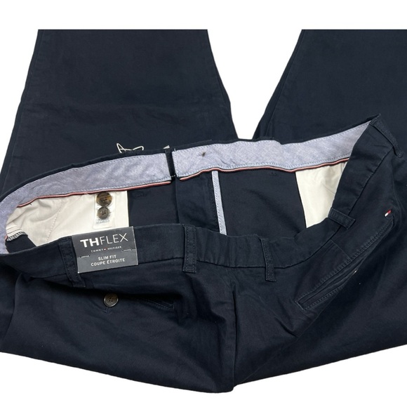 Tommy Hilfiger THFlex Comfort Stretch Slim Fit Chino Pants - Picture 8 of 10